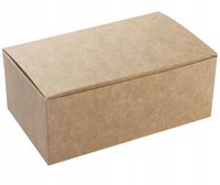 Pudełka papierowe na wynos na frytki kurczaki ciasto 22x12x7,5cm, 100 szt.