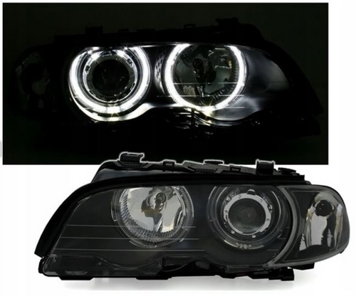 LAMPY REFLEKTORY Do BMW E46 COUPE CABRIO Od 1999 Do 2003 BIAŁE RINGI LED na Arena.pl