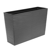 Kwietnik WERBENA dłuto doniczka grafit Lamela