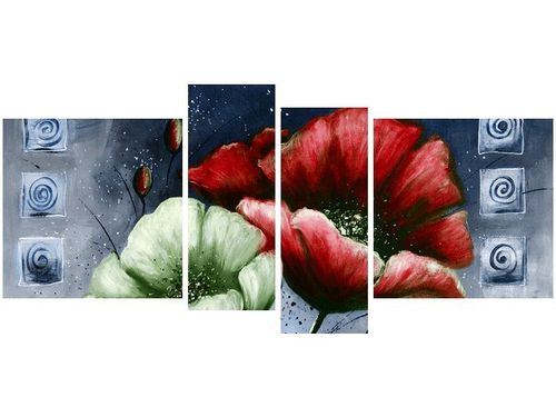 OBRAZ CZERWONE ZIELONE MAKI na Arena.pl