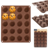 FORMA SILIKONOWA DO MINI MUFFINEK BABECZEK NA 20 SZTUK WYPIEKI
