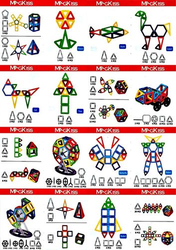 Klocki Magnetyczne – Edukacyjna Zabawa Dla Małych Konstruktorów! Certyfikat na Arena.pl