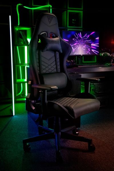 Fotel Gamingowy Biurowy Ekoskóra Regulowany Sense7 zdjęcie 4