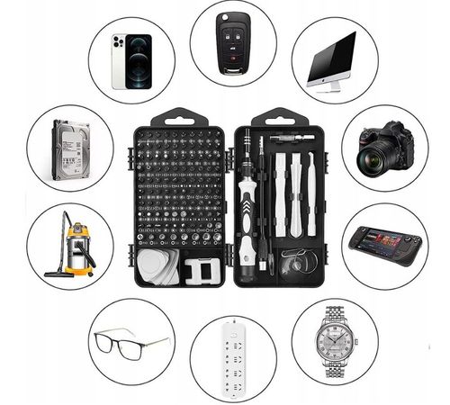 KLUCZE 115W1 ZESTAW PRECYZYJNYCH ŚRUBOKRĘTÓW TORX WKRĘTAK na Arena.pl