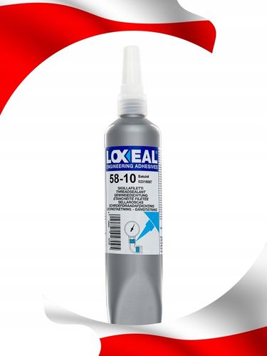 KLEJ DO GWINTÓW USZCZELNIACZ LOXEAL 58-10 ODPORNY NA GLIKOL 250 ml na Arena.pl
