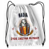 Plecak Dla Nadii Sportowy Szkolny Worek Torba Z Nadrukiem Ze Zdjęciem