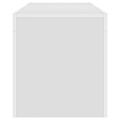 Szafka pod TV z oświetleniem LED, biała, 120x35x40 cm na Arena.pl