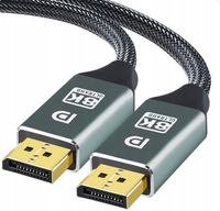 KABEL PRZEWÓD DisplayPort 1.4 DP 8K 4K 144Hz 1M