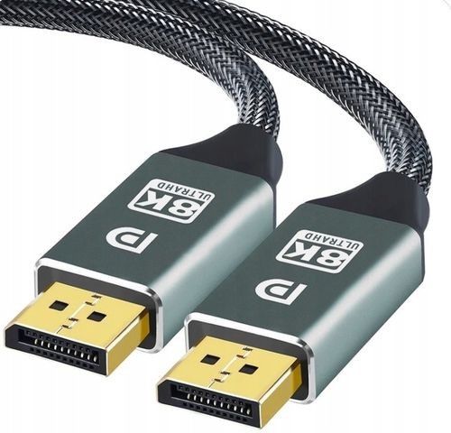 KABEL PRZEWÓD DisplayPort 1.4 DP 8K 4K 144Hz 1M na Arena.pl