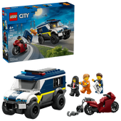 LEGO City Policyjny konwój więzienny Furgonetka i Motocykl 60479