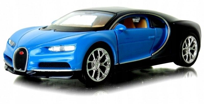 Maquette De Voiture Volkswagen Beetle Cabriolet Welly - Échelle 1:34 à 1:39 - Bleu - Produit Sous Licence