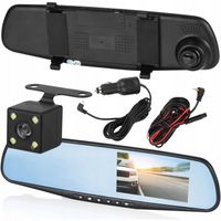 KAMERA COFANIA W LUSTERKU REJESTRATOR JAZDY LUSTERKO FULL HD