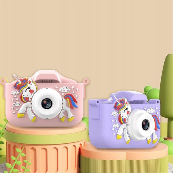 APARAT CYFROWY DLA DZIECI JEDNOROŻEC 48Mpx SELFIE KAMERA+KARTA 32GB MENU PL zdjęcie 6