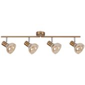 LAMPA sufitowa HOLLY 5550 Rabalux regulowana OPRAWA szklane reflektorki złote bursztynowe