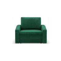 SOFA KANAPA FOTEL ORBIT 80 ZIELONY Rozkładany Funkcja Spania KRONOS VELVET