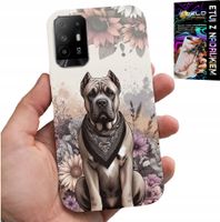 ETUI DO OPPO RENO 5Z / A94 5G - PSIE RASY PSIE WZORY POKROWIEC + FOLIA