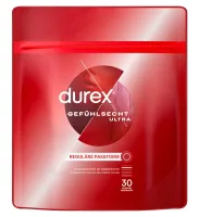 durex gefuhlsecht ultra 30 szt. lateksowe prezerwatywy, 20% cieńsze