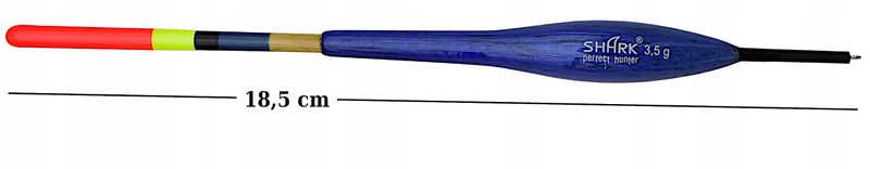 Spławik Przelotowy z BALSY SHARK Perfekt Hunter 3,5 g / 18,5cm zdjęcie 2