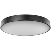 LAMPA sufitowa WISS 41744-48S Globo okrągła OPRAWA plafon LED 48W 3000K - 6000K metalowy czarny