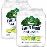 Żywiec Zdrój Naturals Napój z delikatną nutą limonki i mięty 1,2 l x