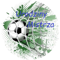 Opłatek na tort Urodziny Piłka Nożna Bramka Gol Klub Boisko Stadion