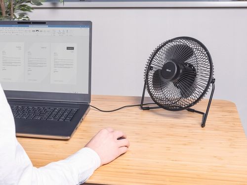 WENTYLATOR BIURKOWY WIATRAK USB STOŁOWY DOM BIURO na Arena.pl