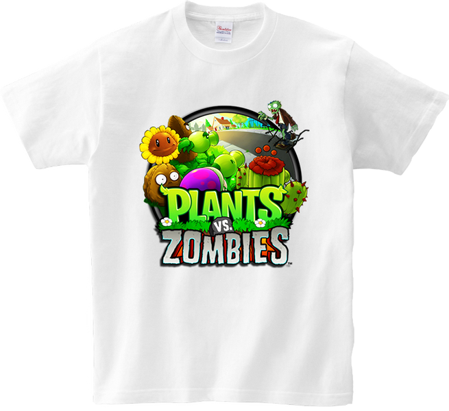 Koszulka T-shirt Plants vs Zombie zdjęcie 1