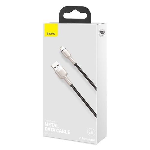 kabel usb do lightning baseus cafule, 2.4a, 2m (czarny) na Arena.pl