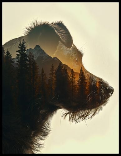 Plakat 50x65cm Psi Duch Lasu na Arena.pl