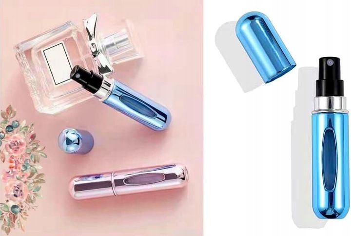 6x ATOMIZER PODRÓŻNY PERFUMY PERFUM 5ML DOZOWNIK zdjęcie 12