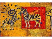 60X40CM ZEBRA AFRYKAŃSKA OBRAZ