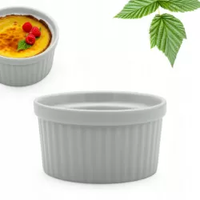 kokilka 200ml do zapiekania brulee 9cm żaroodporna miseczka miska