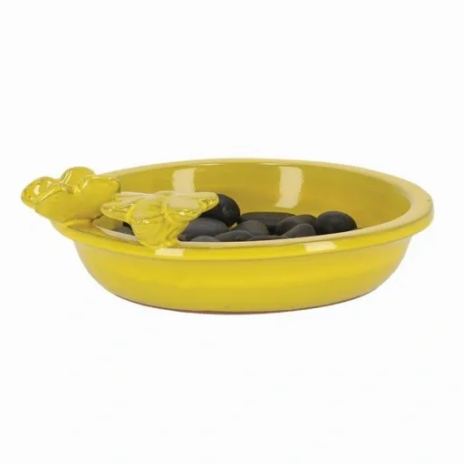 Stylowe poidło do ogrodu DLA OWADÓW PSZCZÓŁ żółte zdjęcie 8