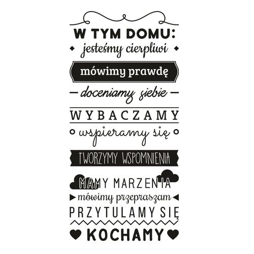 Naklejka W Tym Domu N063 L na Arena.pl