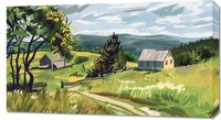 Obraz 90x50cm Bujna Wieś