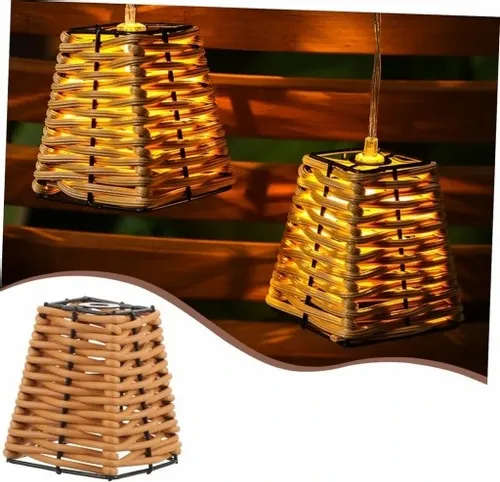 lampa solarna GIRLANDA 10ciepych LED dekoracja taras balkon koszyczek P-725 na Arena.pl