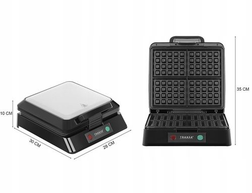 GOFROWNICA na 4 chrupiące GOFRY SZYBKIE NAGRZEWANIE MOCNA 1500W na Arena.pl