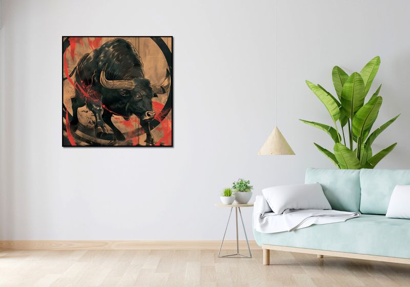 Plakat 90x90cm Bycza Niezłomność zdjęcie 4