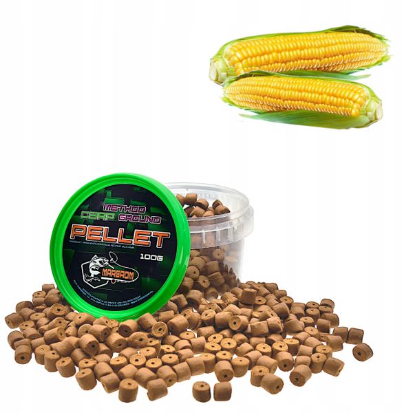 PELLET HACZYKOWY MARGROM 8mm 100g Kukurydza zdjęcie 1
