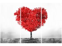 OBRAZ TREE OF LOVE MIŁOŚĆ SERCE PRZYRODA