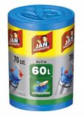 jan niezbędny worki hd easy-pack niebieskie 60l 70szt.