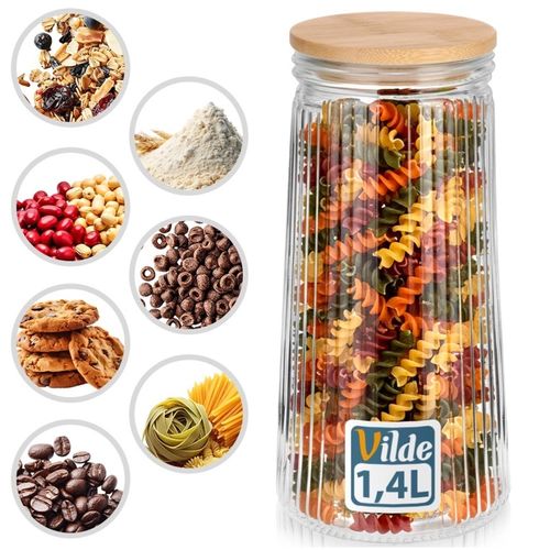 szklany pojemnik kuchenny na produkty sypkie 1,4l 229246 na Arena.pl