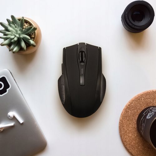 Cicha mysz myszka bezprzewodowa RENEW FORCE optyczna 6 przycisków DPI 1600 na Arena.pl