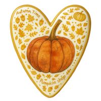 CIASTKO LUKROWANE DYNIA ROZ. M SERCE NO1 JESIEŃ RĘCZNIE ROBIONE