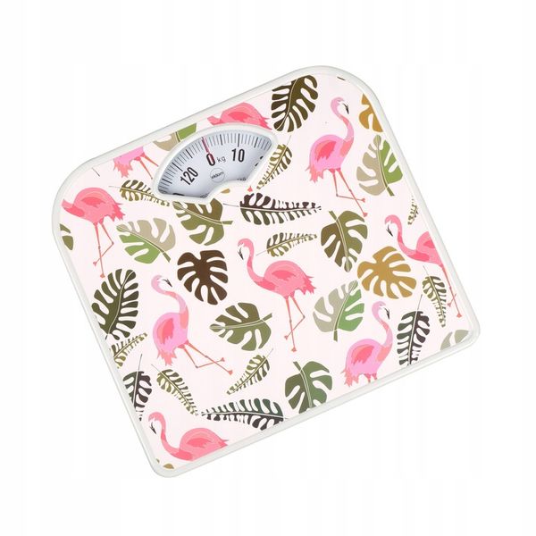 MECHANICZNA WAGA ŁAZIENKOWA ELDOM BR2019 FLAMINGI do 130 kg zdjęcie 1