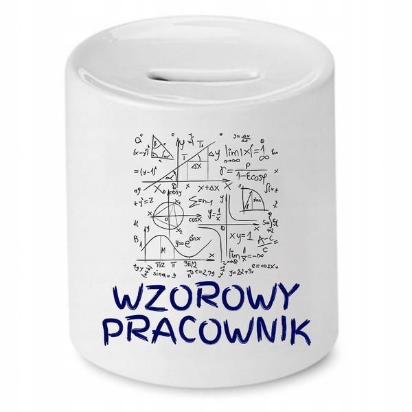 Dla Pracownika Skarbonka Wzorowy Pracownik Z Nadrukiem Ze Zdjęciem zdjęcie 1