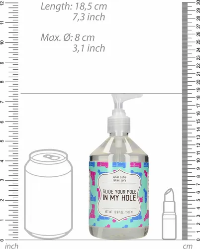 shots s-line slide your pole water-based lubrykant 500 ml na Arena.pl