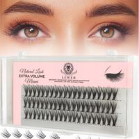 KĘPKI RZĘSY EYELASH Lewer Miami EXTRA VOLUME 11mm GĘSTE NATURALNE JEDWABNE