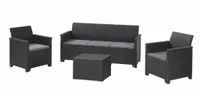 ZESTAW MEBLI OGRODOWYCH ELODIE 5 OS TECHNORATTAN G