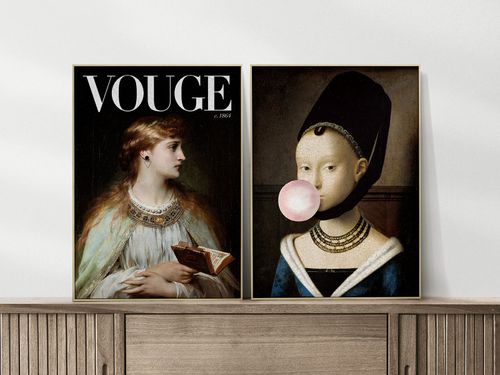 Zestaw dwóch plakatów guma do żucia 30x40 cm na Arena.pl